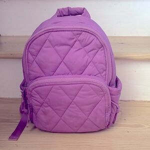 Vera Bradley Quilted Purple Backpack